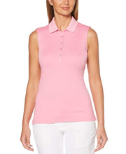 Womens Micro Hex Solid Polo Polos Fuchsia Pink / XS