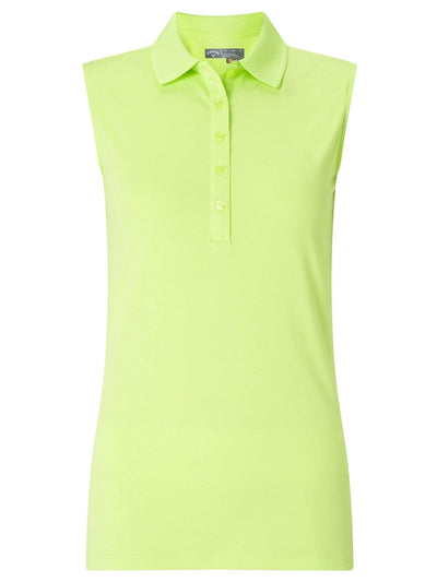 Womens Micro Hex Solid Polo Polos Sharp Green / XS