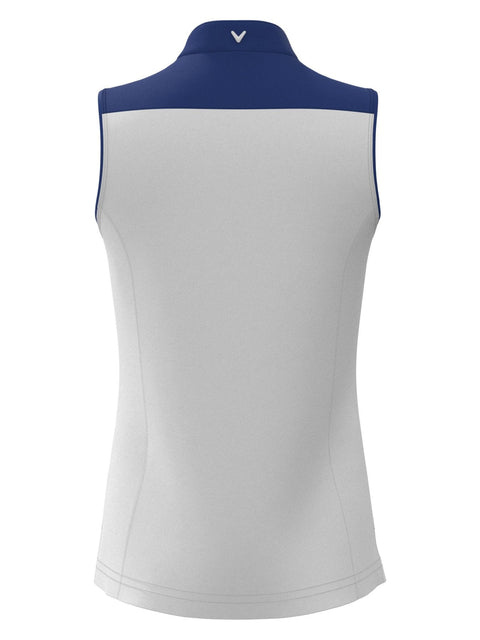 Womens Mock Neck Sleeveless Polo-Polos-Callaway