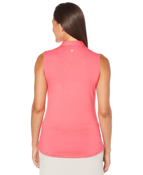 Womens Ombre Dot Polo Polos Pink Yarrow / L