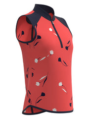 Womens Opti Dri Floral Sleeveless Polo-Polos-Callaway