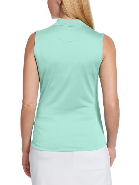 Womens Opti Dri Sleeveless Polo-Polos-Callaway