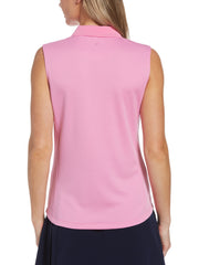 Womens Solid Knit Polo-Polos-Callaway