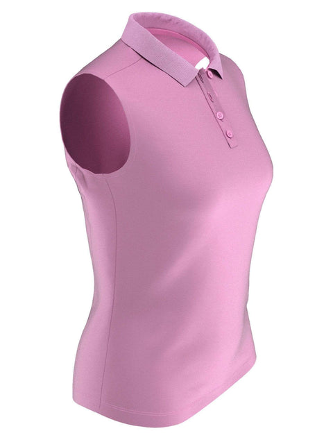 Womens Solid Knit Polo-Polos-Callaway