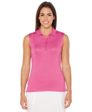 Womens Performance Solid Polo Polos Purple Orchid / L