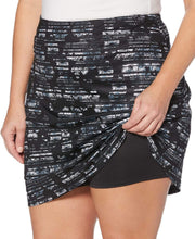 Womens Plus Floral Printed Skort Skorts