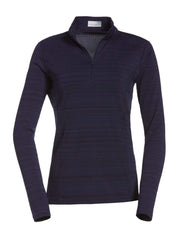 Womens Solid 1/4 Zip Shirt-Jackets-Peacoat-M-Callaway Apparel