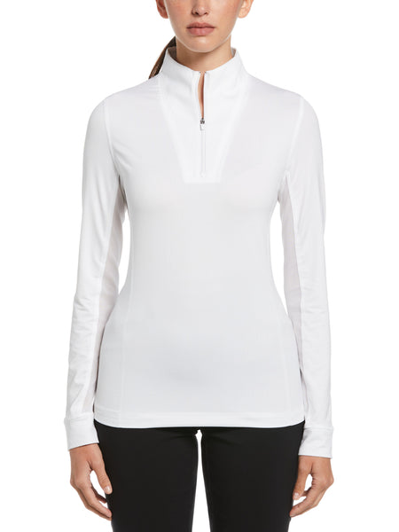 Womens Solid Sun Protection 1/4 Zip Golf Pullover | Callaway Apparel