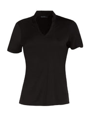 Womens Solid V-Neck Tee-Polos-Caviar-XL-Callaway Apparel