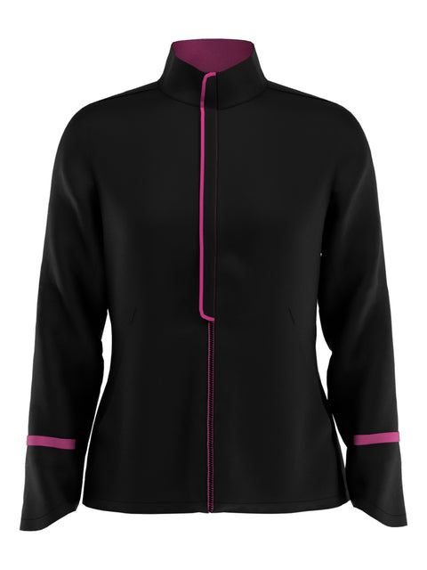 Womens Swing Tech Lightweight Woven Golf Rain Jacket-Jackets-Caviar-M-Callaway