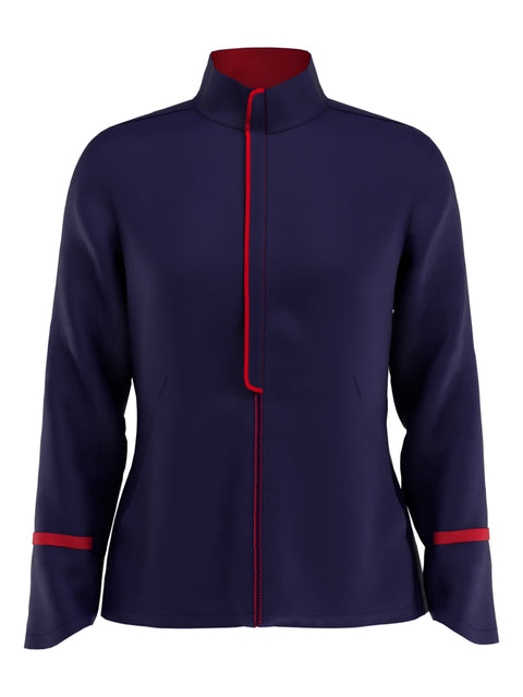 Womens Swing Tech Lightweight Woven Golf Rain Jacket-Jackets-Peacoat-M-Callaway