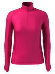 Womens Swing Tech Mock Pullover-Jackets-Raspberry Sorbet-S-Callaway