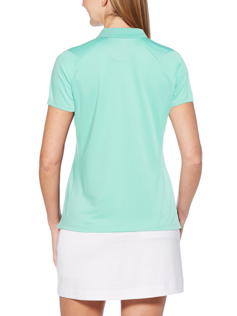 Womens Swing Tech Solid Polo-Polos-Callaway