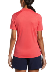 Womens Swing Tech™ Solid Polo (Geranium) 