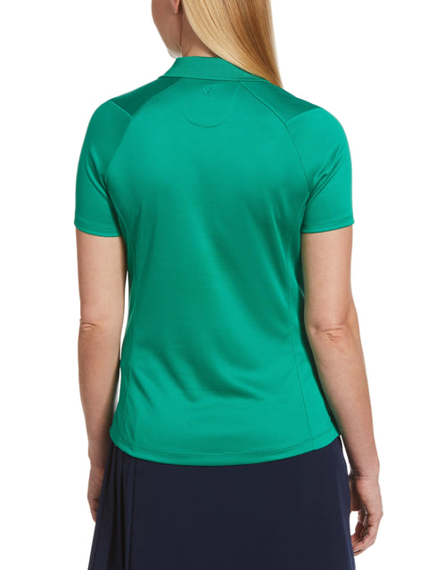 Womens Swing Tech Solid Polo-Polos-Callaway