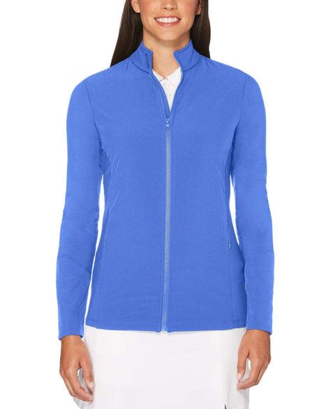 Womens Thermal Perforated Jacket Jackets Dazzling Blue / XL