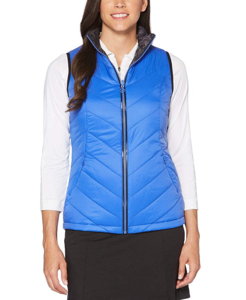 Womens Thermal Quilted Reversible Vest Jackets