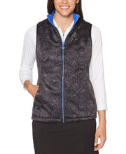 Womens Thermal Quilted Reversible Vest Jackets Dazzling Blue / S