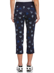 Womens TrueSculpt™ Linear Floral Print Capri Golf Pant-Pants-Callaway