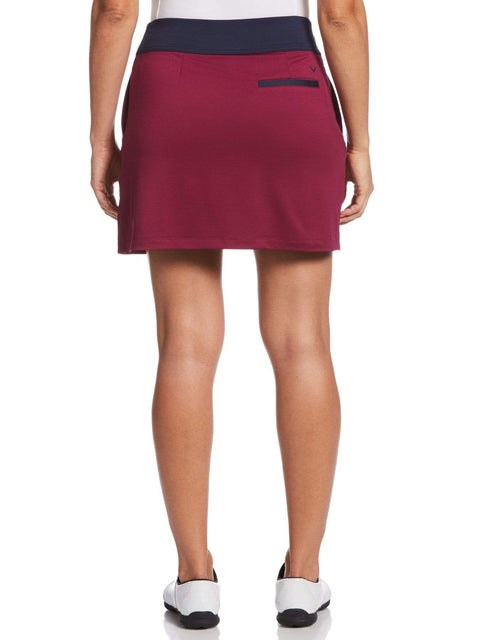 Womens Contrast Wrap Skort-Skorts-Callaway Apparel