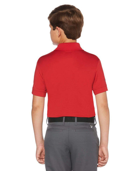 Youth Callaway Micro Hex Polo Polos