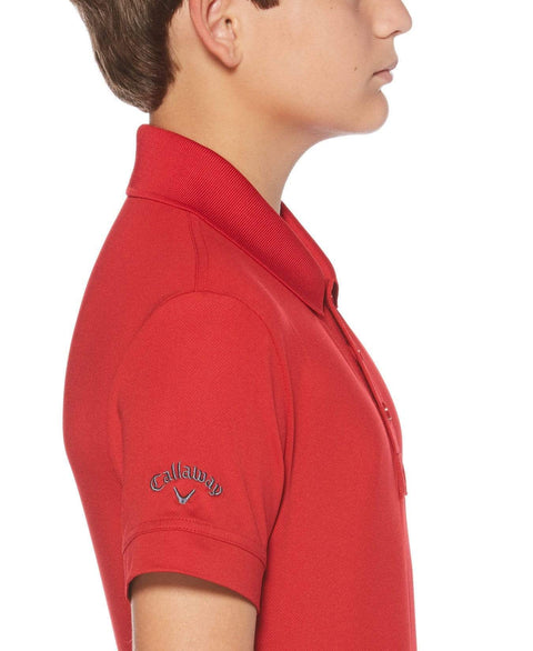 Youth Callaway Micro Hex Polo Polos