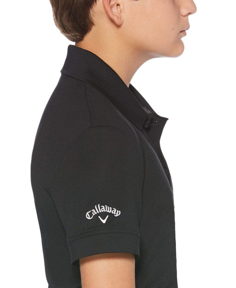 Youth Callaway Micro Hex Polo Polos