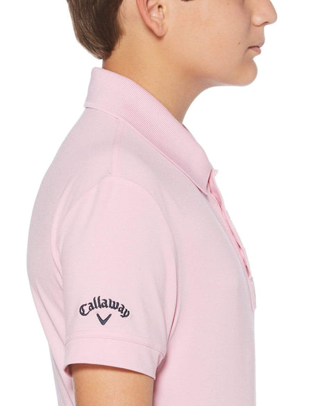 Youth Callaway Micro Hex Polo Polos