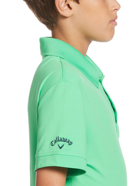 Youth Micro Hex Polo-Polos-Callaway