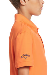 Youth Micro Hex Polo-Polos-Callaway