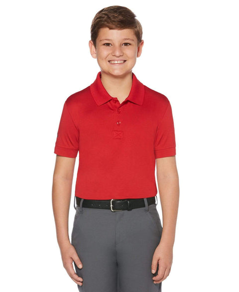 Youth Callaway Micro Hex Polo Polos Tango Red / S